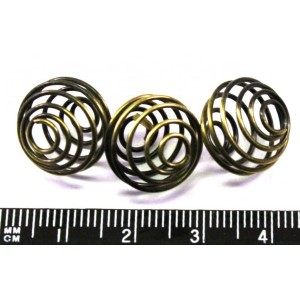 Ловушка для бусин 15*15 мм, цвет бронза 5 шт/уп