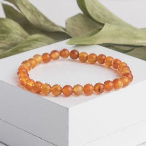 Браслет шар 6мм сердолик Браслет шар 6мм сердолик