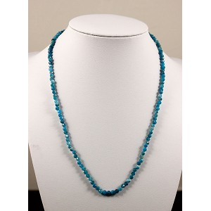 Бусы из апатита 44см, шарик 3мм огранка