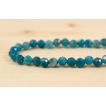 Бусы из апатита 44см, шарик 3мм огранка