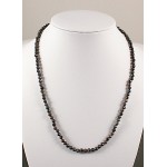 Бусы из опала черного 42-43см, шарик 4мм огранка