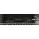 Бусы из опала черного 42-43см, шарик 4мм огранка