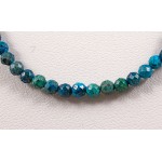 Бусы из хризоколлы 44см, шарик 3мм огранка Бусы из хризоколлы 44см, шарик 3мм огранка