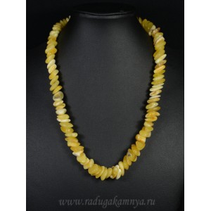 Бусы из янтаря галтовка молочно-медовый, 36гр, 50см. Бусы из янтаря галтовка молочно-медовый, 36гр, 50см.