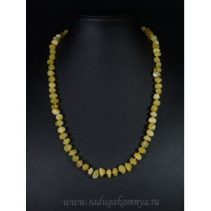 Бусы из янтаря галтовка молочно-медовый, 46см Бусы из янтаря галтовка молочно-медовый, 46см
