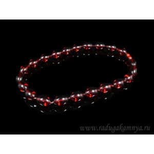 Бусы из янтаря рис 13*19мм вишня, 46см