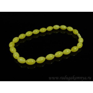 Бусы из янтаря рис 13*19мм медово-молочный, 47см Бусы из янтаря рис 13*19мм медово-молочный, 47см