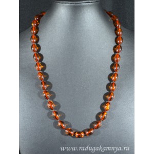 Бусы из янтаря рис 9*13мм коньячный, 54см Бусы из янтаря рис 9*13мм коньячный, 54см