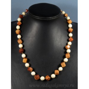 Бусы из дерева, 56см
