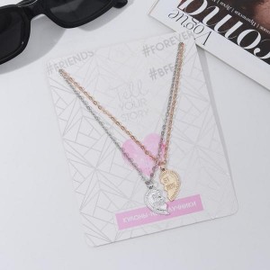 Кулоны "Неразлучники", лучшие друзья, цвет МИКС, 45см