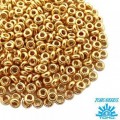 Бисер TOHO Demi Round №8 цвет PF557 золотой ЯПОНИЯ 5 граммов