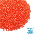 Бисер TOHO №15 цвет 129 оранжевый/перламутр ЯПОНИЯ пакет 5 граммов