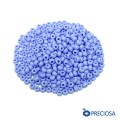 Бисер Чехия натуральный  непрозрачный, размер 08, арт. 33020, голубые тона, 10 грамм