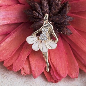 Брошь "Балерина в танце" мини, цвет МИКС Брошь "Балерина в танце" мини, цвет МИКС