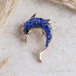 Брошь "Дельфин" мини, цвет МИКС Брошь "Дельфин" мини, цвет МИКС