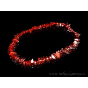 Бусы с янтарём искусственным дольки 20*7мм коньячный, 55см