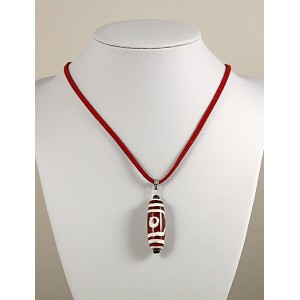 Кулон дзи "3 глаза" на шнурке Кулон дзи "3 глаза" на шнурке