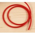 Трубочка пластик полая 3мм КРАСНАЯ, 1м