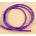 Трубочка пластик полая 3мм ФИОЛЕТОВАЯ, 1м