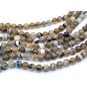 Бусины из агата тонированного шарик 10мм цв.кофейный 2, 37см, 36 бусин Бусины из агата тонированного шарик 10мм цв.кофейный 2, 37см, 36 бусин