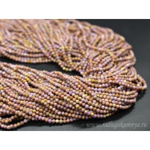 Бусины из фосфосидерита шарик гр.3мм, 38см, 142 бусины