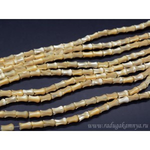 Бусины из перламутра бутон 5*7мм, цвет кремовый, 40см, 51 бусина Бусины из перламутра бутон 5*7мм, цвет кремовый, 40см, 51 бусина