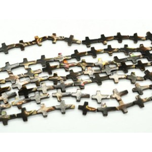 Бусины из перламутра форма 13*18мм, цвет шоколадный, 39см, 21 бусина Бусины из перламутра форма 13*18мм, цвет шоколадный, 39см, 21 бусина