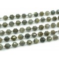 Бусины из лабрадорита граненые 7*8мм, 19см, сет 19 бусин Бусины из лабрадорита граненые 7*8мм, 19см, сет 19 бусин