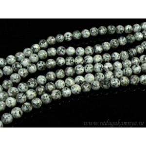 Бусины из лабрадорита искусственнного шарик 8мм, 38,5см, 47 бусин