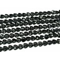 Бусины из оникса черного сердце гр.12*12мм, 36см, 33 бусины