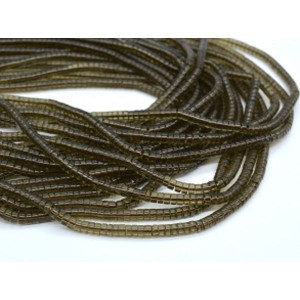 Бусины из раухтопаза (иск.) диски 4мм, 39см, 155 бусин