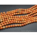 Бусины из сердолика искусственного шарик 10мм, 38,5см, 38 бусин