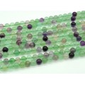 Нитка ФЛЮОРИТ, шарик 8 мм,50 бусин/нить, 40см