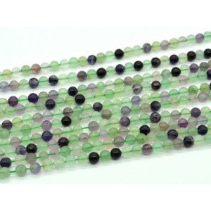 Нитка ФЛЮОРИТ, шарик 6 мм
