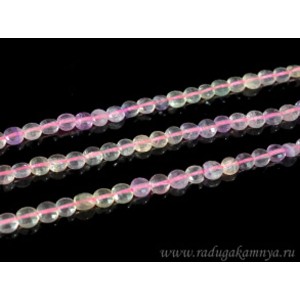 Бусины из флюорита круг гр.5-6мм, 37см, 72 бусины