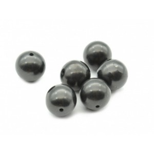 Бусина из шунгита шарик 16мм, 1шт.