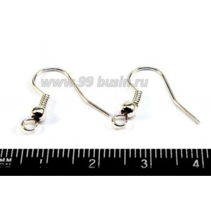 Швензы с шариком цвет никель 10 пар/упак