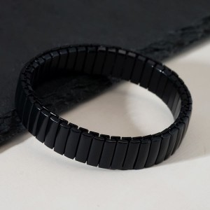 Браслет мужской "Каркас" портал, цвет чёрный, d=6,5