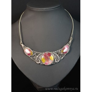 Колье турмалин, 48см.