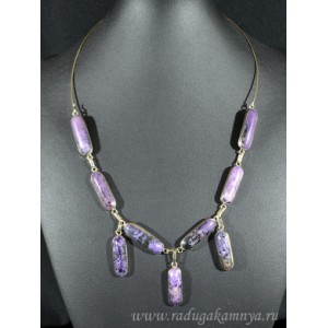 Колье чароит, 55см.