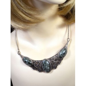 Колье серафинит, 46см.