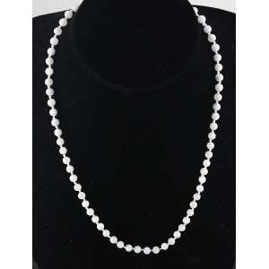 Бусы из лунного камня (беломорит), шарик 5мм