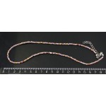 Бусы из фосфосидерита, шарик 3мм огранка, 42-44см