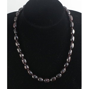 Бусы из граната 46-48см, кубик заоваленный 14х8мм