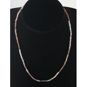 Бусы из Турмалина радужного огранка, 49см., 12гр