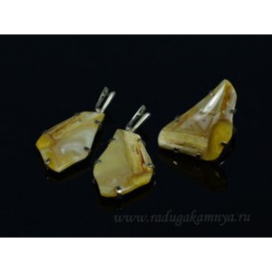 Кольцо и серьги с агатом