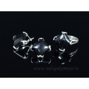 Кольцо и серьги с агатом