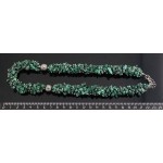 Колье из малахита "гроздь" 46см