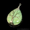 Кулон Дерево на капле 30*42мм авантюрин зеленый Кулон Дерево на капле 30*42мм авантюрин зеленый