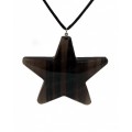 Кулон из обсидиана королевского "Звезда"  72*65мм
